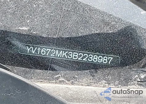 2011 Volvo C30 T5 (Retail Only) from USA, damaged, VIN YV1672MK3B2238987